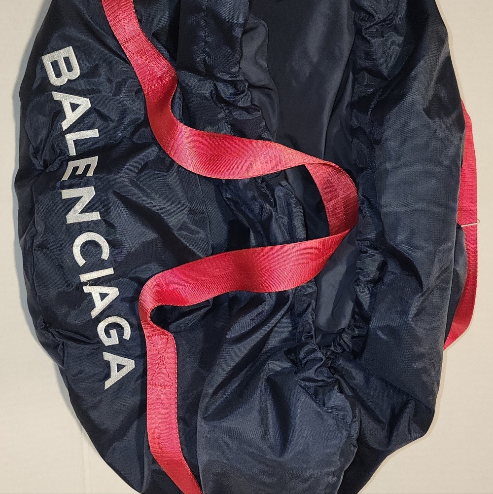 Balenciaga Dark Blue Bag with Red Accents - Picture 3 of 3